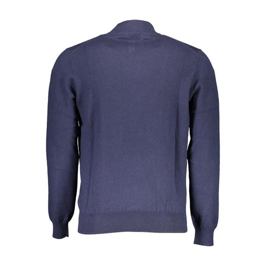 North Sails Blue Cotton Men Sweater