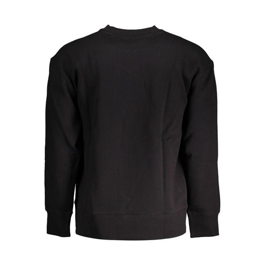 Tommy Hilfiger Black Cotton Men Sweater