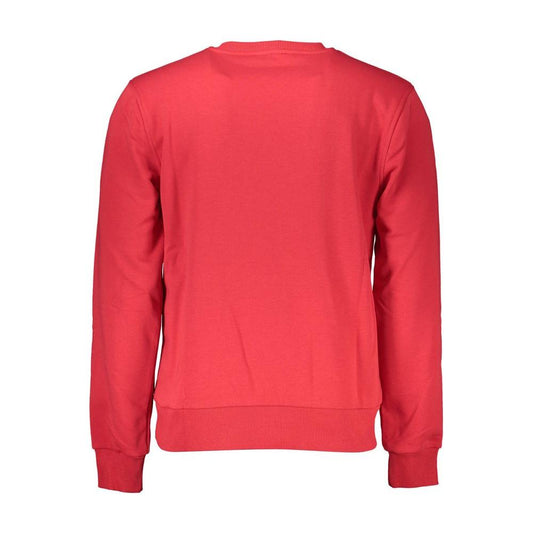 Cavalli Class Red Cotton Men Sweater