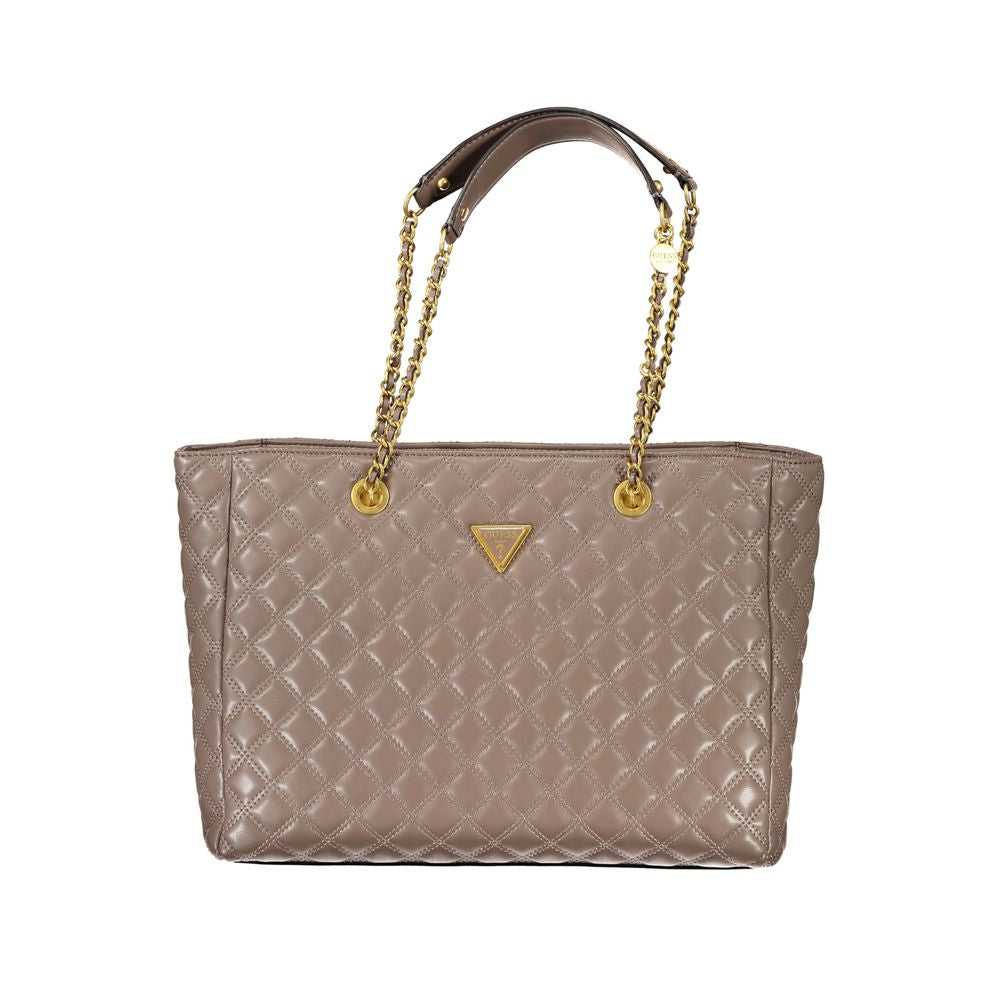 Front view with bag zipped and handles upright.