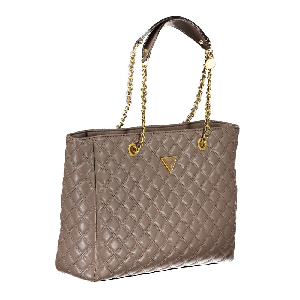 Front view with bag zipped and handles upright.