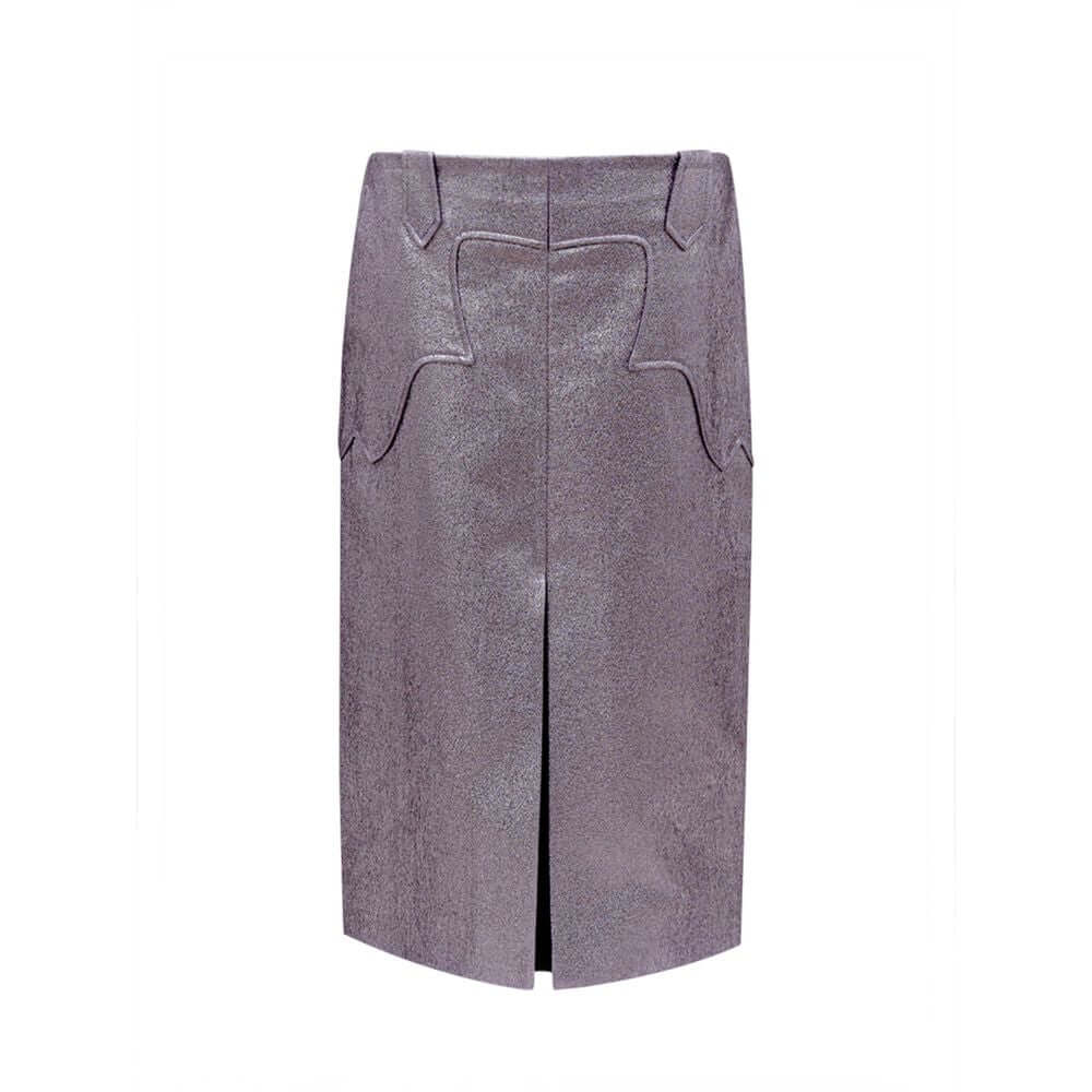 Tom Ford Purple Polyamide Skirt TO-931120051588-IT40|S