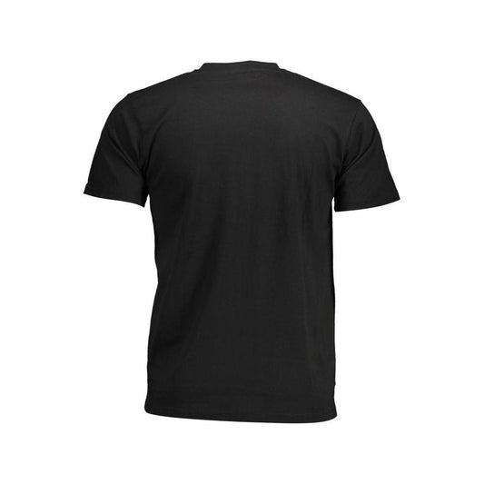 Sergio Tacchini Black Cotton Men T-Shirt