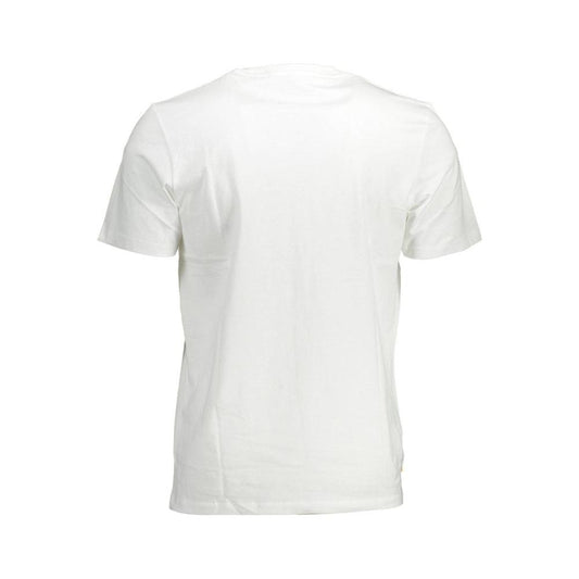 Timberland White Cotton Men T-Shirt