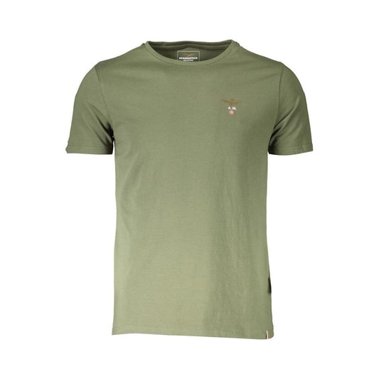 Aeronautica Militare Green Cotton Men Underwear Shirt