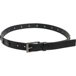 Dolce & Gabbana Black Luxury Leather DG Studs Buckle Belt BEL9399-90
