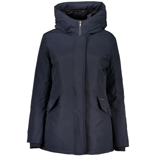 Woolrich Blue Cotton Jackets & Coat WO-24352-L