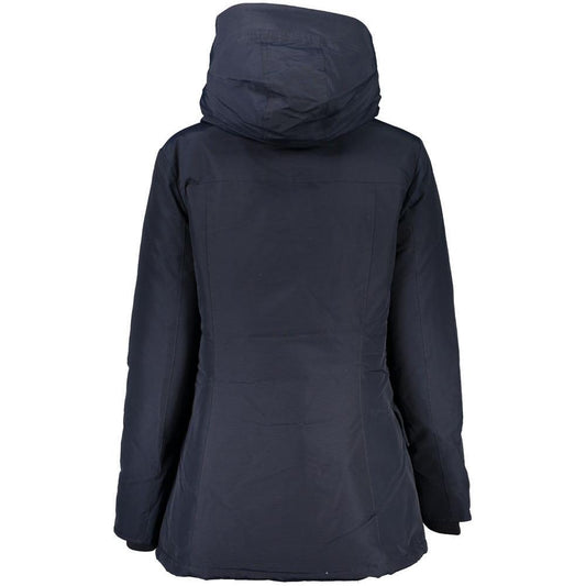 Woolrich Blue Cotton Jackets & Coat WO-24352-L
