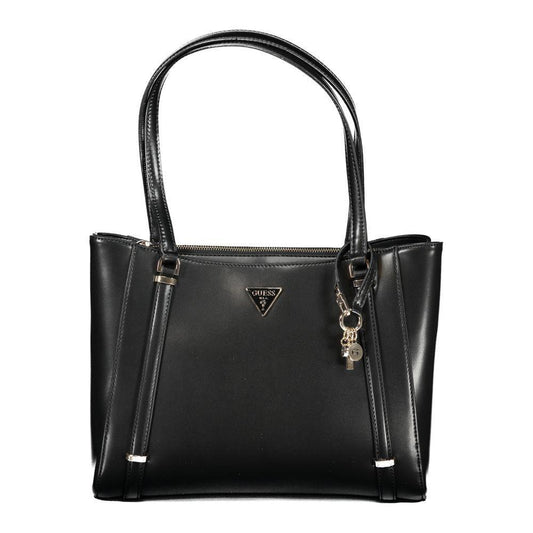 Guess Jeans Black Polyethylene Handbag GU-32237
