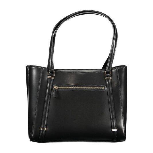 Guess Jeans Black Polyethylene Handbag GU-32237