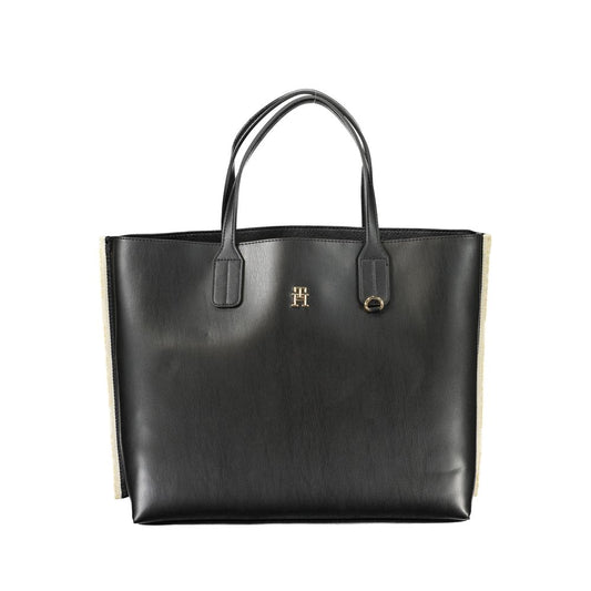 Tommy Hilfiger Black Polyethylene Handbag TO-26078