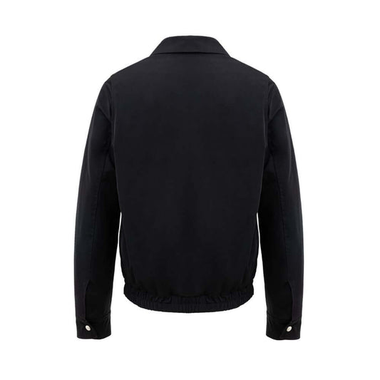 Ami Paris Black Polyester Jackets & Coat