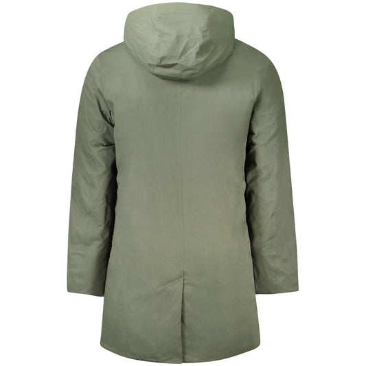 K-WAY Green Polyester Men Jacket KW-34136-S