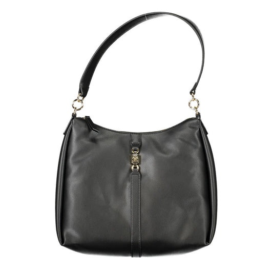 Tommy Hilfiger Black Polyester Handbag TO-26084