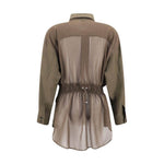 PINKO Linen Shirt Jacket PI-105017A2I9S1C-IT40 | M