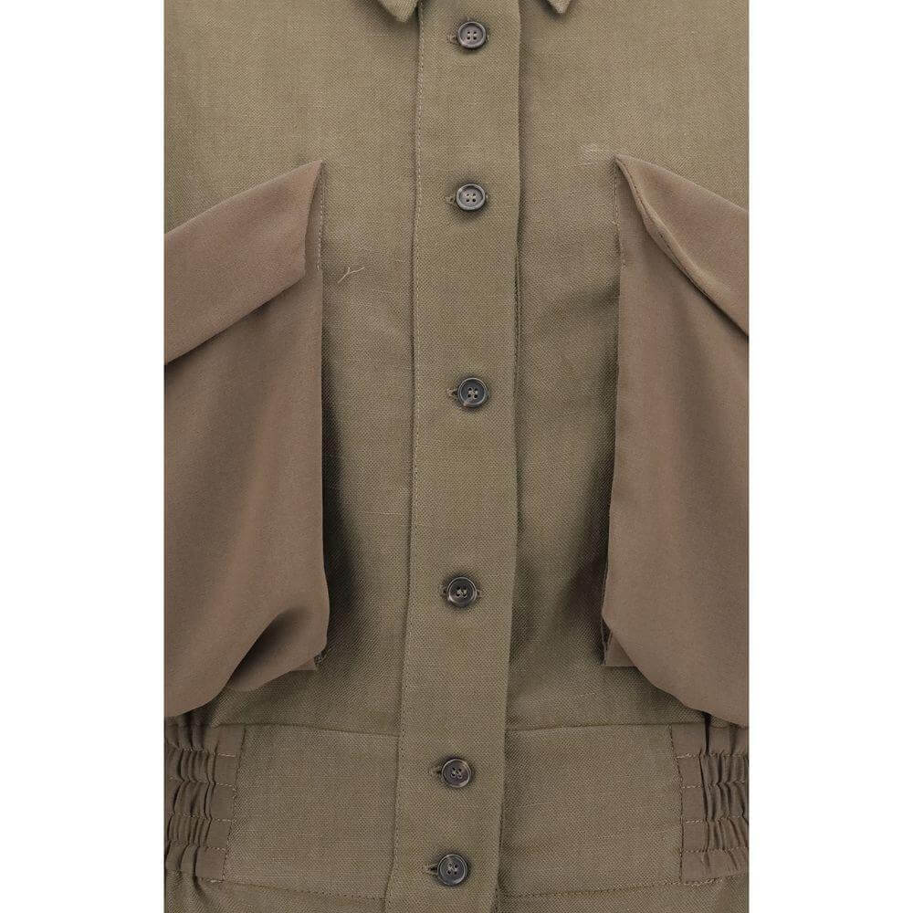 PINKO Linen Shirt Jacket PI-105017A2I9S1C-IT40 | M