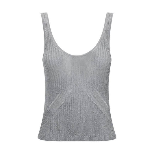 PINKO Metallic Knit Top PI-105148A2LOI12-M