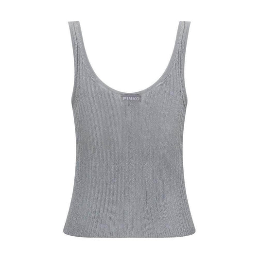 PINKO Metallic Knit Top PI-105148A2LOI12-M