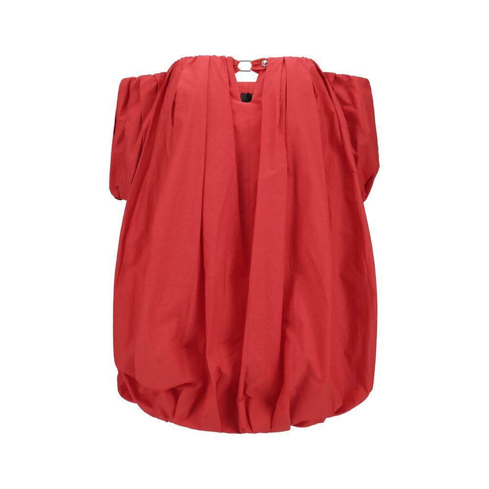 Front view with bag zipped and handles upright.
