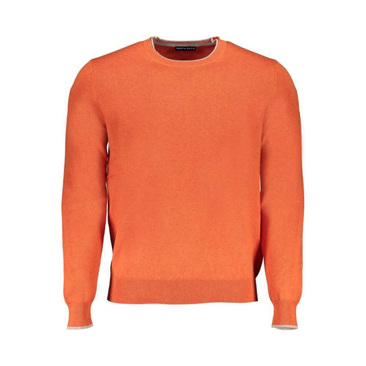 North Sails Orange Cotton Sweater NO-29714-XXL