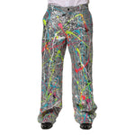 Dolce & Gabbana Multicolor Sequined Embellished Pants PAN76432-46
