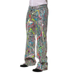 Dolce & Gabbana Multicolor Sequined Embellished Pants PAN76432-46