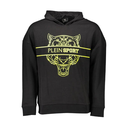 Plein Sport Black Cotton Men Sweatshirt