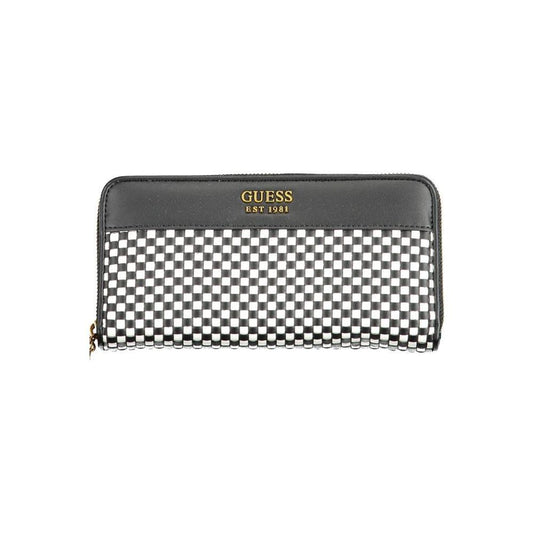 Guess Jeans Black Polyethylene Women Wallet GU-14422