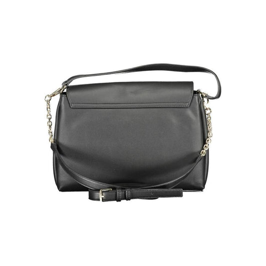 Calvin Klein Black Polyester Women Handbag CA-15386