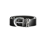 Calvin Klein Black Leather Women Belt CA-17569-75 CM / 30 INCHES