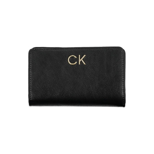 Calvin Klein Black Polyethylene Women Wallet CA-22433