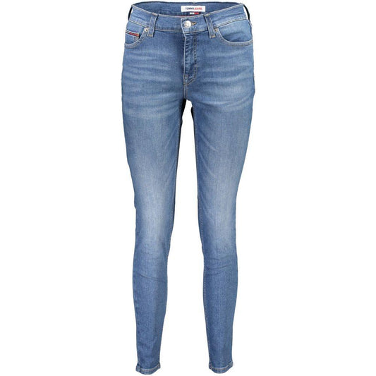 Tommy Hilfiger Light Blue Cotton Women Skinny Jean TO-22741-W27 | L30