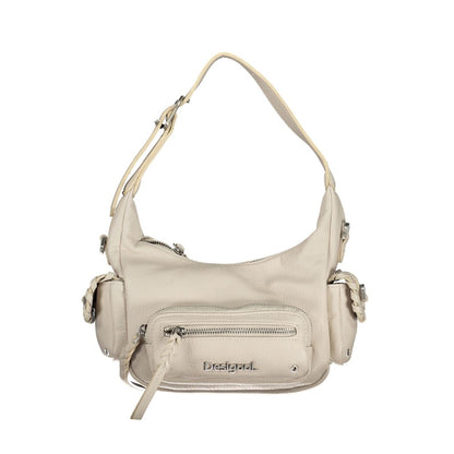 Desigual Bianco Poliuretano Women Handbag