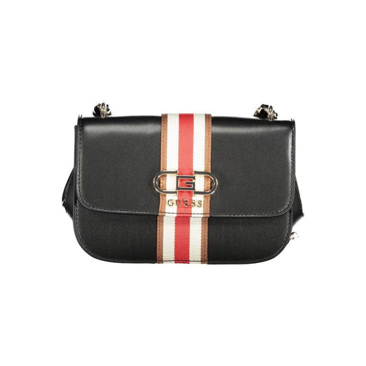 Guess Jeans Black Polyethylene Handbag GU-30678