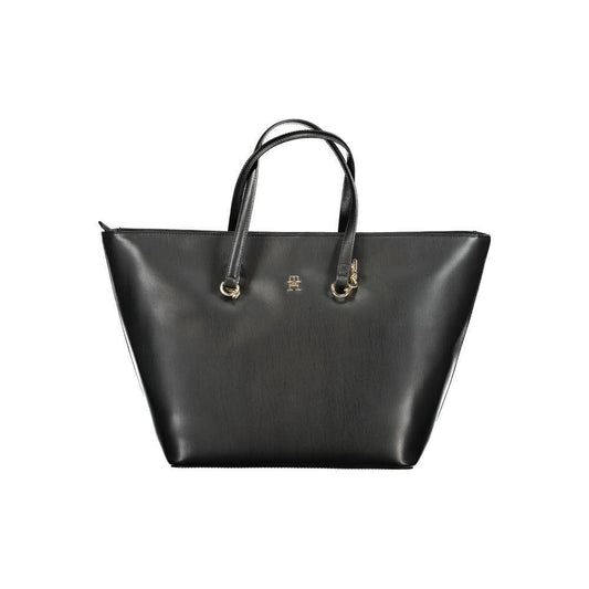 Tommy Hilfiger Black Polyethylene Handbag TO-30720