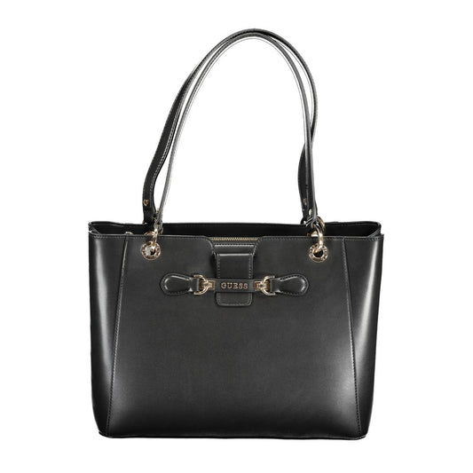 Guess Jeans Black Polyethylene Handbag GU-31561