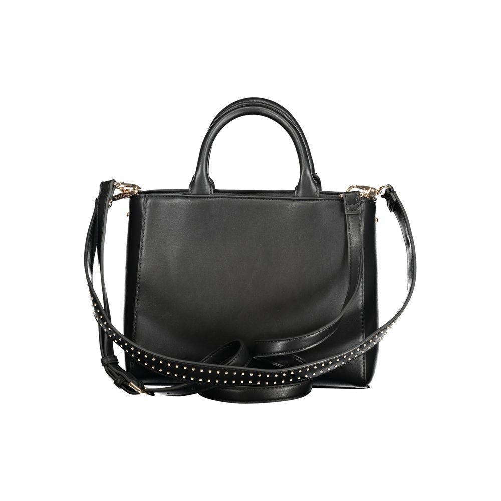 Mario Valentino Black Polyethylene Women Handbag VA-33509
