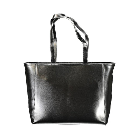Mario Valentino Black Polyethylene Women Handbag VA-34685