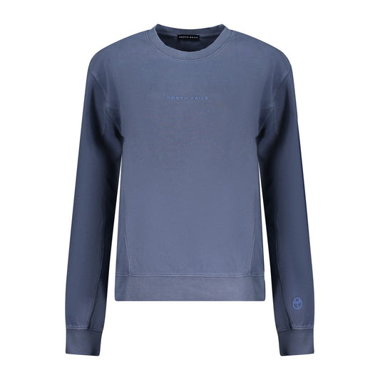 North Sails Blue Cotton Women Sweater NO-35858-XS