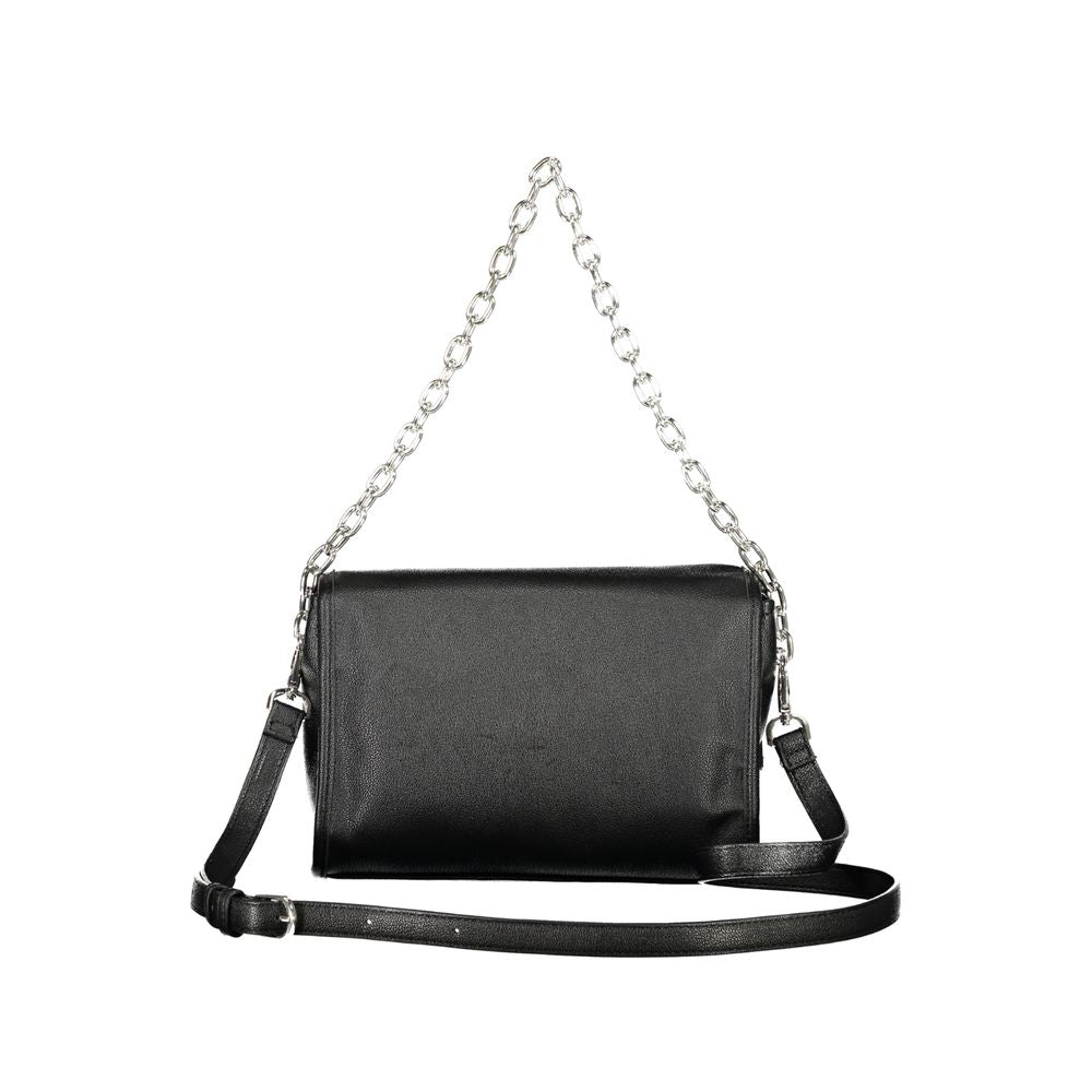 Front view with bag zipped and handles upright.
