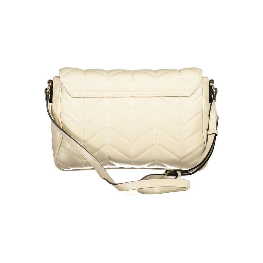 Front view with bag zipped and handles upright.