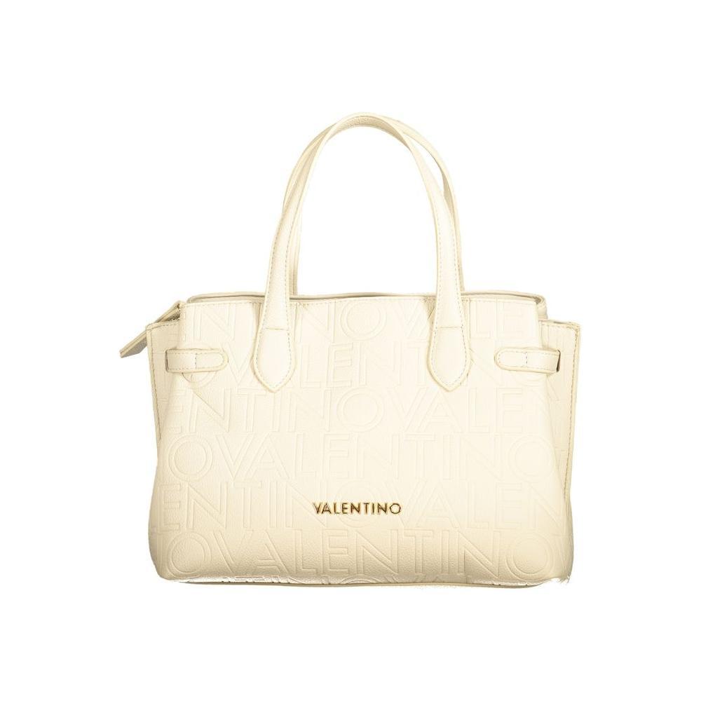 Front view with bag zipped and handles upright.