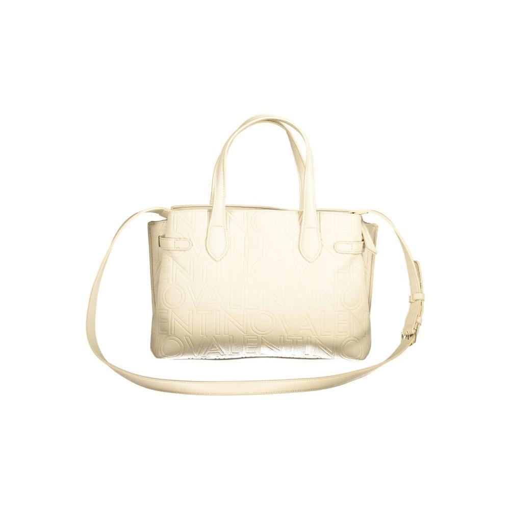 Front view with bag zipped and handles upright.