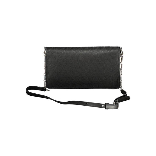 Calvin Klein Black Polyester Women Handbag CA-36326