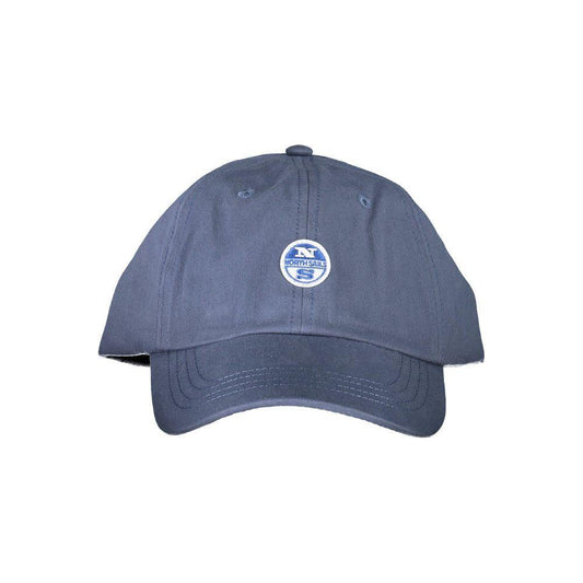 North Sails Blue Cotton Men Cap NO-38103