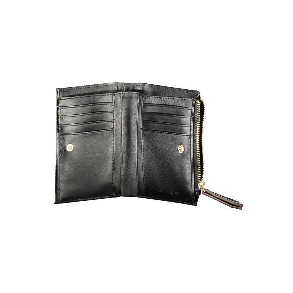 Mario Valentino Black Polyethylene Women Wallet VA-38263