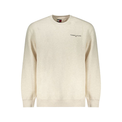 Tommy Hilfiger Beige Cotton Men Sweatshirt