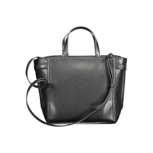 Calvin Klein Black Polyester Women Handbag CA-14464