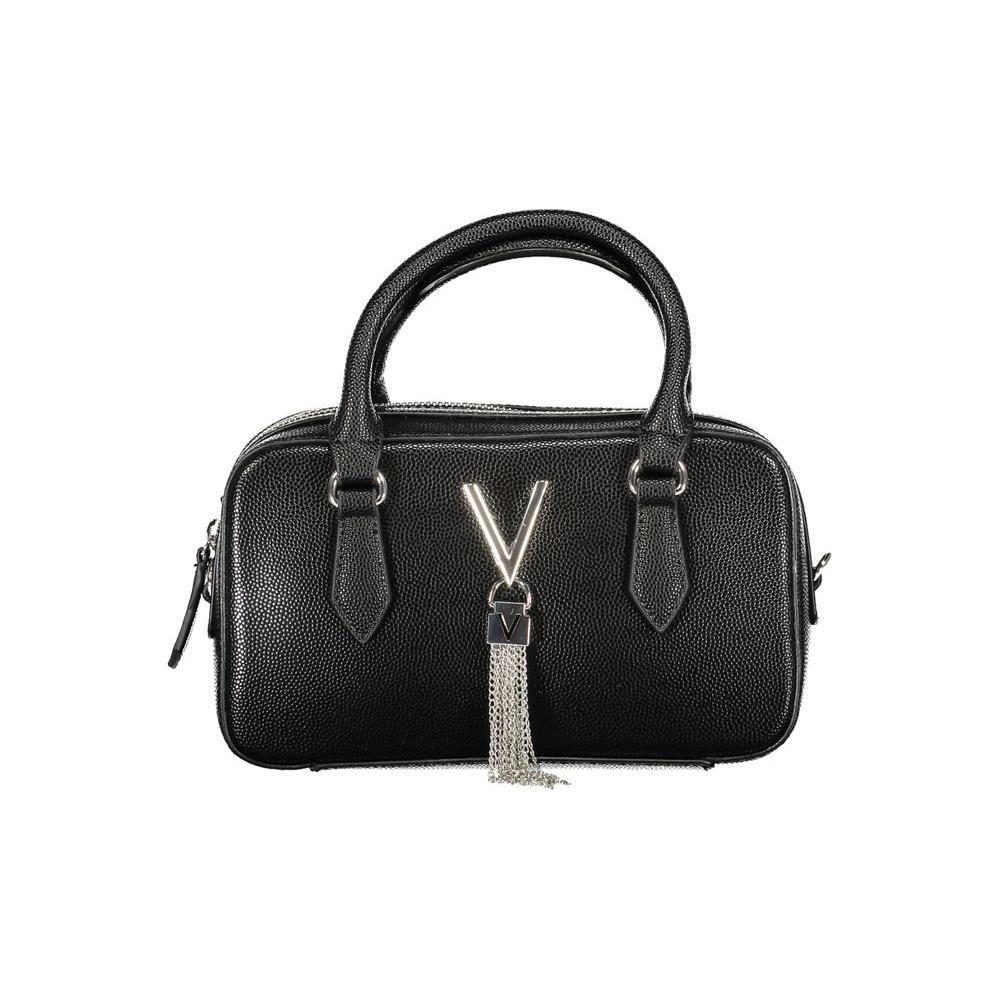 Front view with bag zipped and handles upright.