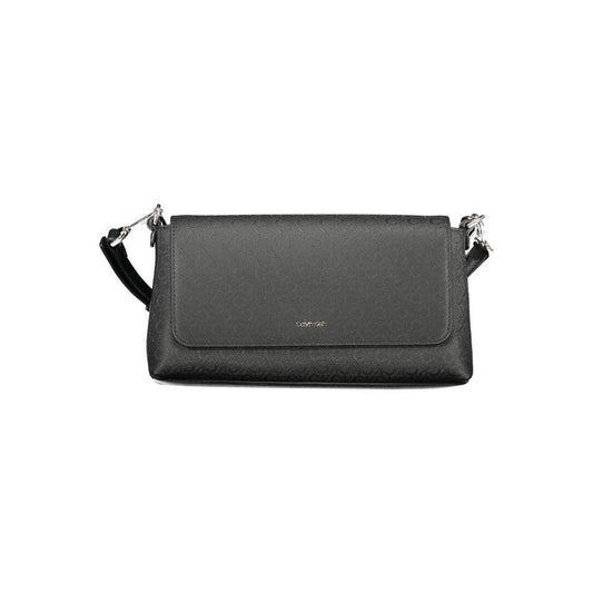 Calvin Klein Black Polyester Women Handbag CA-36294